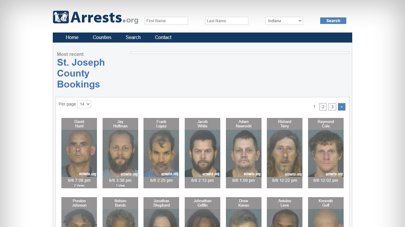 St. Joseph County Arrests and Inmate Search