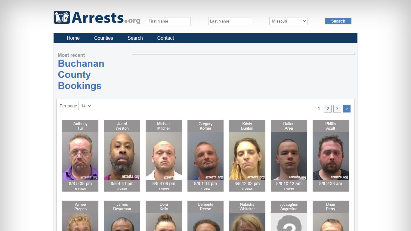 Buchanan County Arrests and Inmate Search